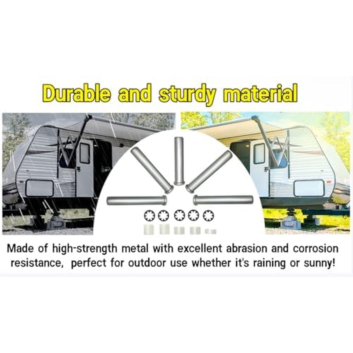 Kit Pasadores Toldos Rv Lxjzcp Metal Dometic 8952002.400b