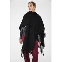 Woman By Eclipse - Ruana Elisa Negro