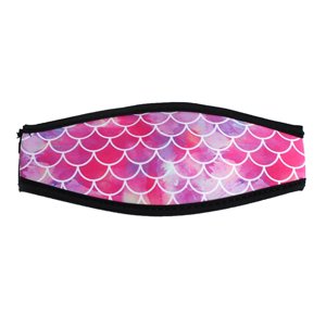 Ioensy - Cubierta De Correa De Neopreno Acolchada Buceo Máscara De Esnórquel Proteger El Cabello Cómodo Patrón De Concha Rosa