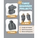 thumbnail image 2 of Kit de tejer Granny Squirrel completo para principiantes con hilo, 2 of 8
