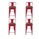 thumbnail image 2 of Pack 4 Pisos Rojo Tauretes 66 Cm Altura Departamento Con Madera, 2 of 2