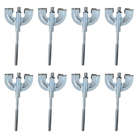 Magideal - 8 Piezas De Para Bombo, Ganchos De Percusión, Resistentes Al Desgaste, Para Reparación De Soportes De Batería De Metal, Tornillos De Repuesto, , M5