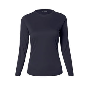 Snix - Polera Femenina Dry Fit Manga Larga-Azul Marino Talla S