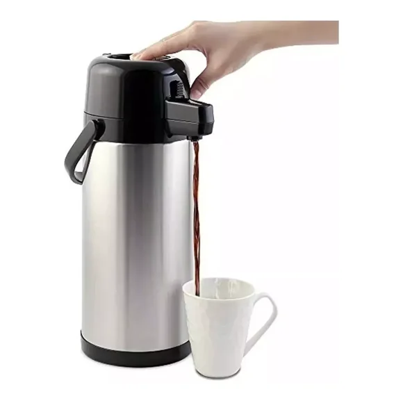 Termo Sifon 1.9lts Agua Caliente 12h Frío 24h Acero Vidrio