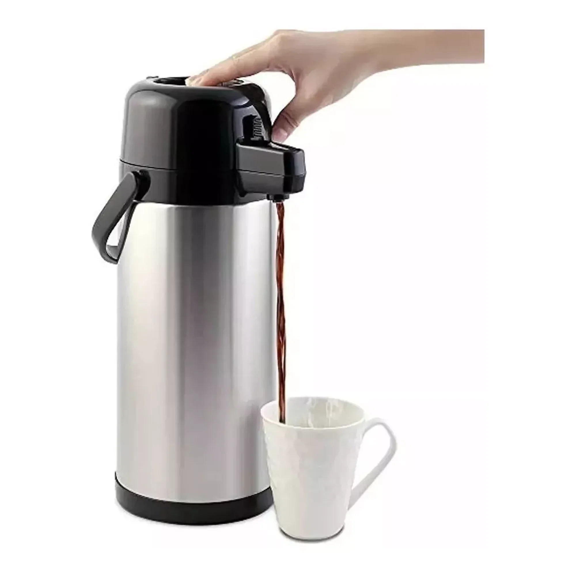 Max - Termo Sifon 1.9lts Agua Caliente 12h Frío 24h Acero Vidrio