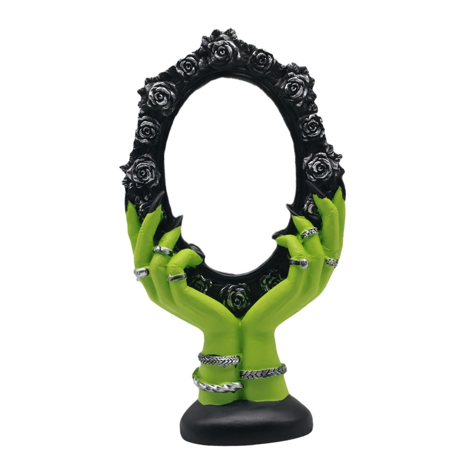 Magideal - Colección De Estatuas De Halloween Con Figuras De Resina, Esculturas Artísticas, Adornos Para Estanterías De Dormitorio, Centros De Mesa, Inauguración Espejo
