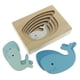 thumbnail image 4 of Rompecabezas De Madera De 5 Capas, Juguete Educativo Temprano Para Bebés, Ballena Azul, 4 of 5