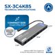 thumbnail image 5 of Estación de Acoplamiento USB-C OREI SX-3C4K85 para Tres Monitores con PD de 85W, 5 of 9