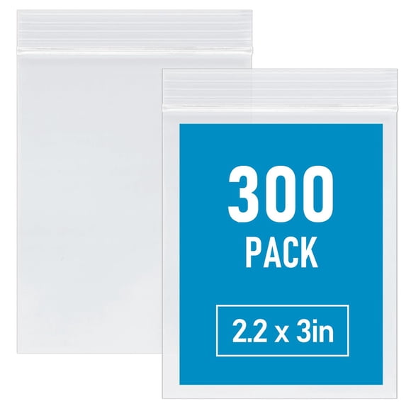 Bolsas plásticas transparentes Naiircool 5.6x7.6 cm 300 unidades
