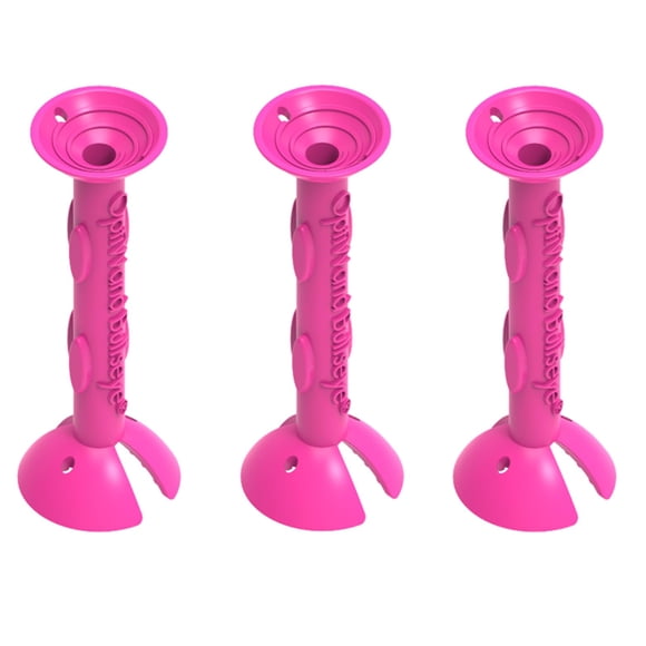 Herramienta para lentes de contacto OptiWand Bullseye rosa de 4,8 cm