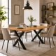 thumbnail image 2 of Mesa de Comedor Urban Forge 140x90 Resistente y Duradera Color Madera con Metal, 2 of 8