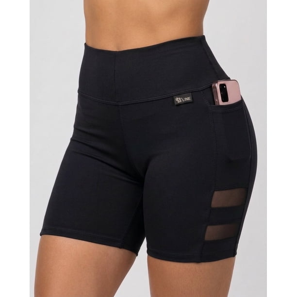 Short Yoga Mujer Suplex Nitro con Bolsillo Estilo Moderno -A352