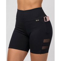 Flix Spa - Short Yoga Mujer Suplex Nitro Con Bolsillo Estilo Moderno -A352