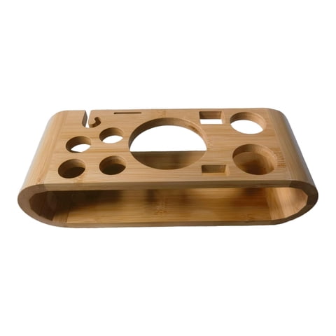 Bothyi - Coctelera Estante De Madera Soporte De Exhibición Estable Para Bodas Fiesta De Principiantes