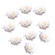 thumbnail image 1 of 10 Uds Cabezas De Flores De Seda Artificiales Arreglos Florales Para Manualidades De Fiesta Blanco, 1 of 3