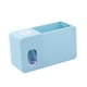 thumbnail image 3 of Dispensador De Pasta De Dientes, Soporte Para Cepillo De Dientes, Montado En La Pared, Para Hotel, Hogar, Hogar, Azul Claro, 3 of 3