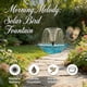 thumbnail image 3 of Fuente baño pájaros colgante solar energía baño jardín patio césped, 3 of 7