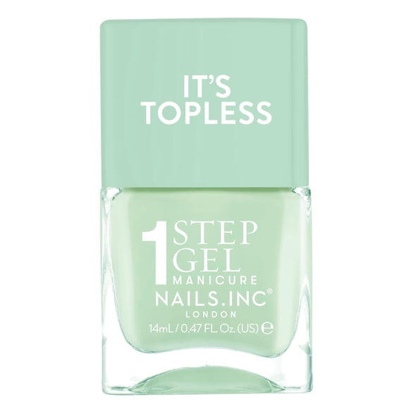 Esmalte de uñas Nails Inc. It's Topless, con forma de gel, 14 ml, Camilla