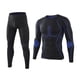 thumbnail image 3 of Ropa interior térmica de invierno para hombre, mallas , pantalones para el sudor, ropa de para proteger para senderismo, montañismo, entrenamiento, esq XXL negro, 3 of 5