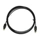 thumbnail image 3 of Cable De Audio Optico Toslink Negro 1.8 Mts, 3 of 5