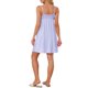 thumbnail image 3 of INSPIRE CHIC Lencería para Mujer Volante Sin Mangas Camisón Suave Cuello en V Camiseta de Dormir L Azul, 3 of 6