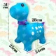 thumbnail image 2 of Montable dinosaurio inflable juguete azul brinca saltarin, 2 of 3