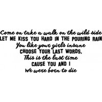 Rienda Libre Graphics - Decomural Born To Die Lana Del Rey Ws-34173