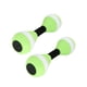 thumbnail image 5 of Pesas acuáticas Agua Acuático Fitness Barbells Deportes acuáticos Herramienta de fitness Portátil Ligero Agua Ejercicio aeróbico para entrenamientos verde y blanco, 5 of 5