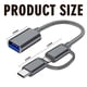 thumbnail image 4 of Adaptador 2 en 1 Adaptador Android Type-C Multi-Interfaz en Compatibilidad universal, 4 of 5
