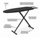 thumbnail image 4 of Tabla De Planchar Premium Negra Mesa De Planchar Metal Resistente, 4 of 5