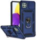 thumbnail image 1 of Funda Resistente Anillo Soporte Samsung Galaxy A22 5G Privacidad Cámara Montaje Magnético Azul, 1 of 5