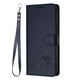 thumbnail image 2 of Funda tipo cartera FOXDOCK para Google pixel 8A con soporte, ranuras, RFID, diseño de gato, 2 of 5