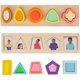 thumbnail image 1 of Puzzle de Figuras de Madera Adena Montessori de 10 Piezas, 1 of 3