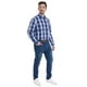 thumbnail image 3 of Camisa Trevira Cuadros Azul azul M, 3 of 4