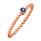 thumbnail image 1 of Anillo SOLE DU SOLEIL Marigold para mujer chapado en oro rosa de 18k, 1 of 4