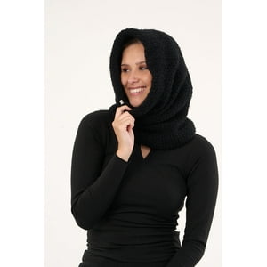 Bandana Mujer Cuello Invierno Tejido Y Sherpa Interior Polemic