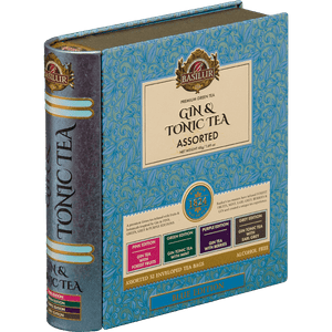 Te Verde Negro Surtido Basilur Libro Gin Tonic Azul 32 Bolsas