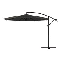 Vincenzi - Quitasol Lateral 3X3Mt Sombrilla Terraza Sol Lluvia Grafito