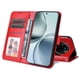 thumbnail image 3 of Funda tipo cartera FOXDOCK para Realme 14 Pro Plus , diseño girasol en relieve, cuero PU, cierre magnético, soporte y tarjetero, 3 of 5