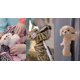thumbnail image 4 of Juguete de peluche Wild Republic Huggers Jirafa con brazalete de 20 cm, 4 of 6