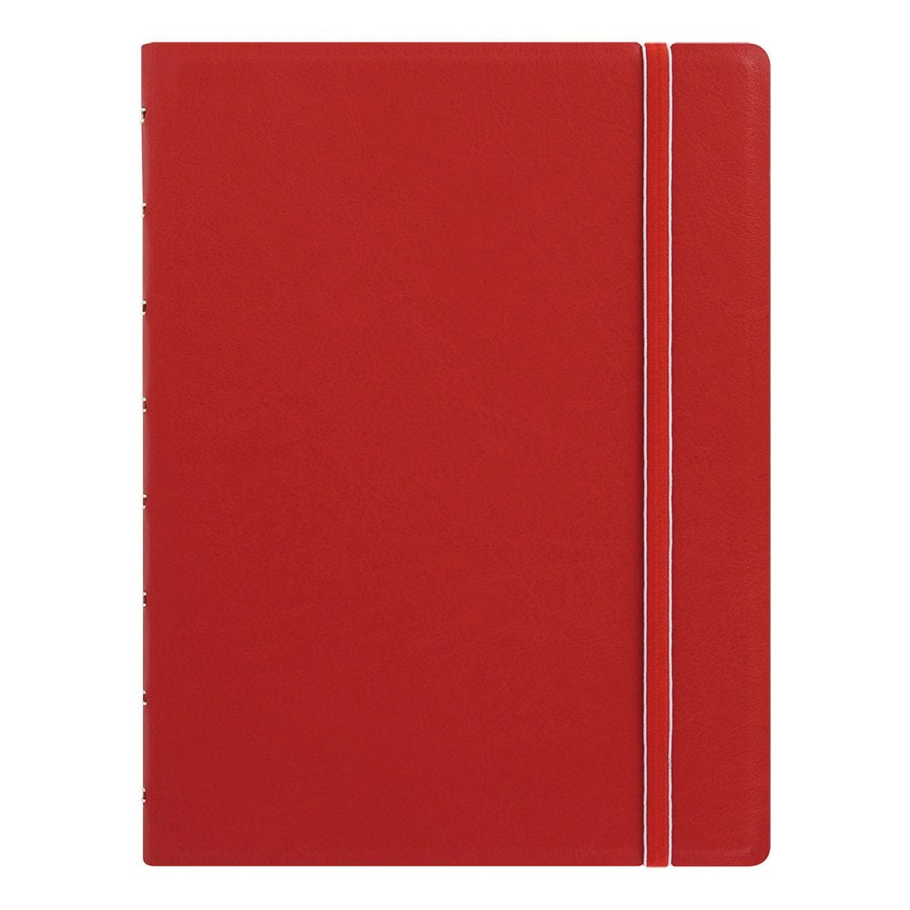 Cuaderno Filofax A5 14 X 21 Cm De Cuero Sintético Rojo