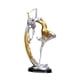 thumbnail image 1 of Estatua De Bailarina Moderna, Adorno De Escritorio Para Mujer, Mesa De Comedor, Sala De Estar, Dorado, 1 of 5