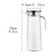 thumbnail image 3 of 1pc, Heavy Duty Water Pitcher with Stainless Steel or Wooden Lid - Perfect for Juice, Beer, Bubble Tea, and Summer Drinks - Ideal Kitchen and Home Kitchen Item - Great Birthday Gift, 3 of 3