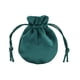 thumbnail image 2 of Bolsa De Terciopelo Con Cordón Para Regalo, Para Anillos Y Joyas, Color Verde Oscuro, 6,5 X 8,5 Cm, 2 of 5