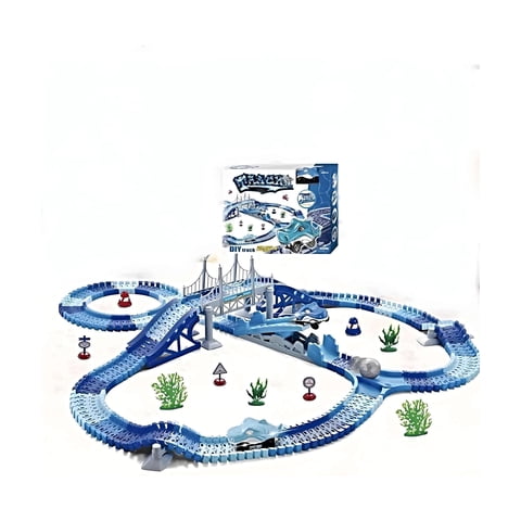 Juguete Infantil - Pista De Auto Tiburón Shark Electrica Para Niños