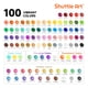thumbnail image 2 of Set De Pintura Acrílica 100 Colores 60 Ml Con Pinceles Y Más, 2 of 9