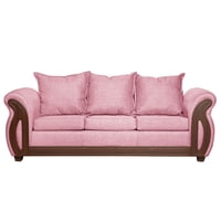 Ruzam Mobel - Sofá 3 Cuerpos Isidora Palo Rosa