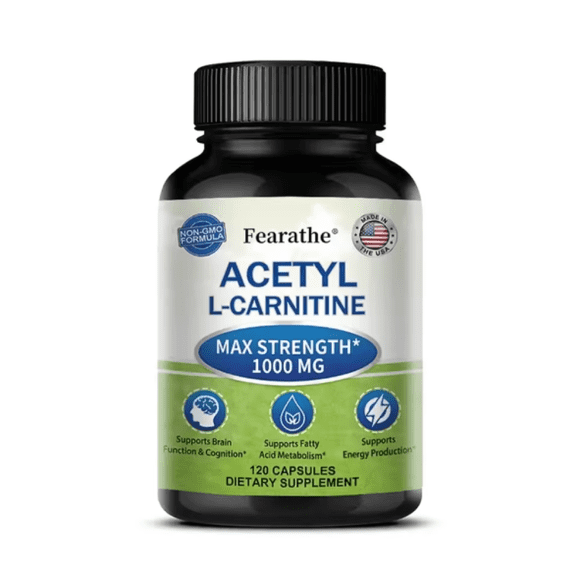 Acetil Carnitina 1000mg Quemador De Grasas L-carnitina 120 caps