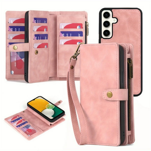 Wallet Mobile Phone Case Multifunctional Wallet Phone Case Protective Case For Samsung A52 A14 5G A33