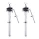 thumbnail image 1 of 2 X Soporte Individual Para Soporte De Tom Soporte Acero Duradero Plateado, 1 of 5